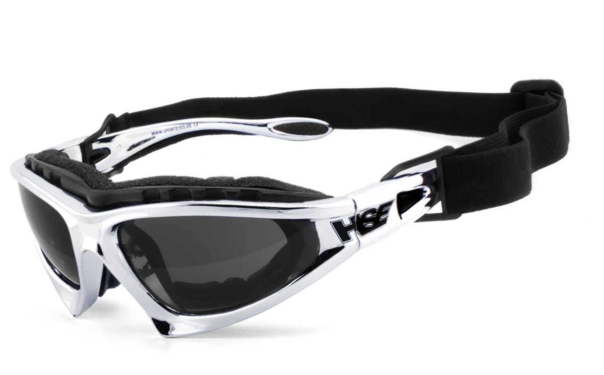 HSE - SportEyes | SEHSTÄRKE möglich | Motorradbrille, Multifunktionsbrille, Motorrad-Sonnenbrille, Bikerbrille, winddich